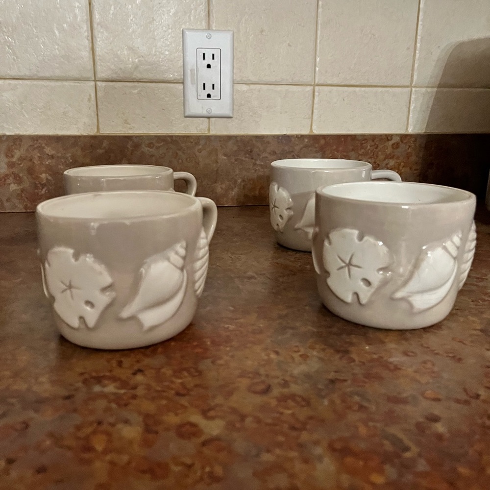 Seashell Mugs